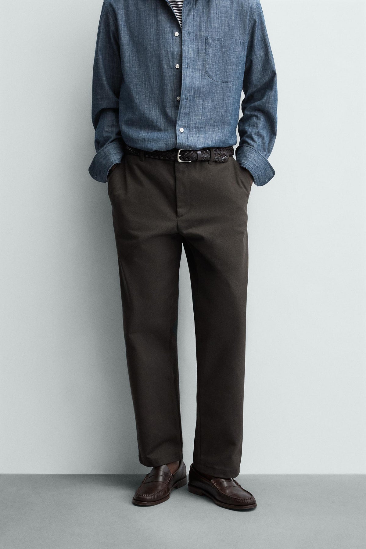 Strukturierte Strumpfhose mit geradem Bein