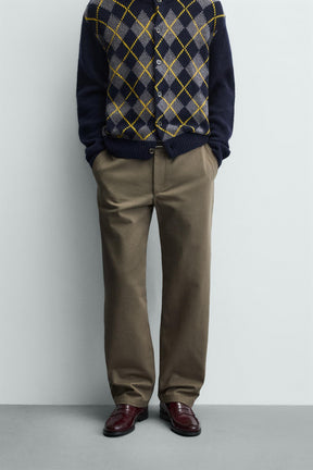 Strukturierte Strumpfhose mit geradem Bein