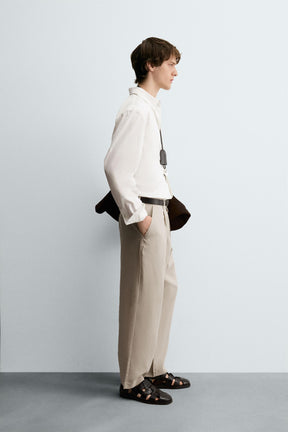 FLOWING PLEATED TROUSERS - Image 4