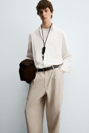 FLOWING PLEATED TROUSERS - Image 5