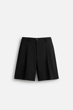 PLEATED RELAXED FIT BERMUDA SHORTS - Image 6