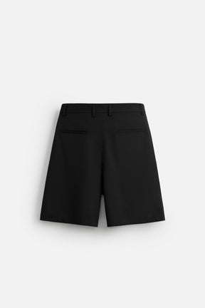 PLEATED RELAXED FIT BERMUDA SHORTS - Image 7