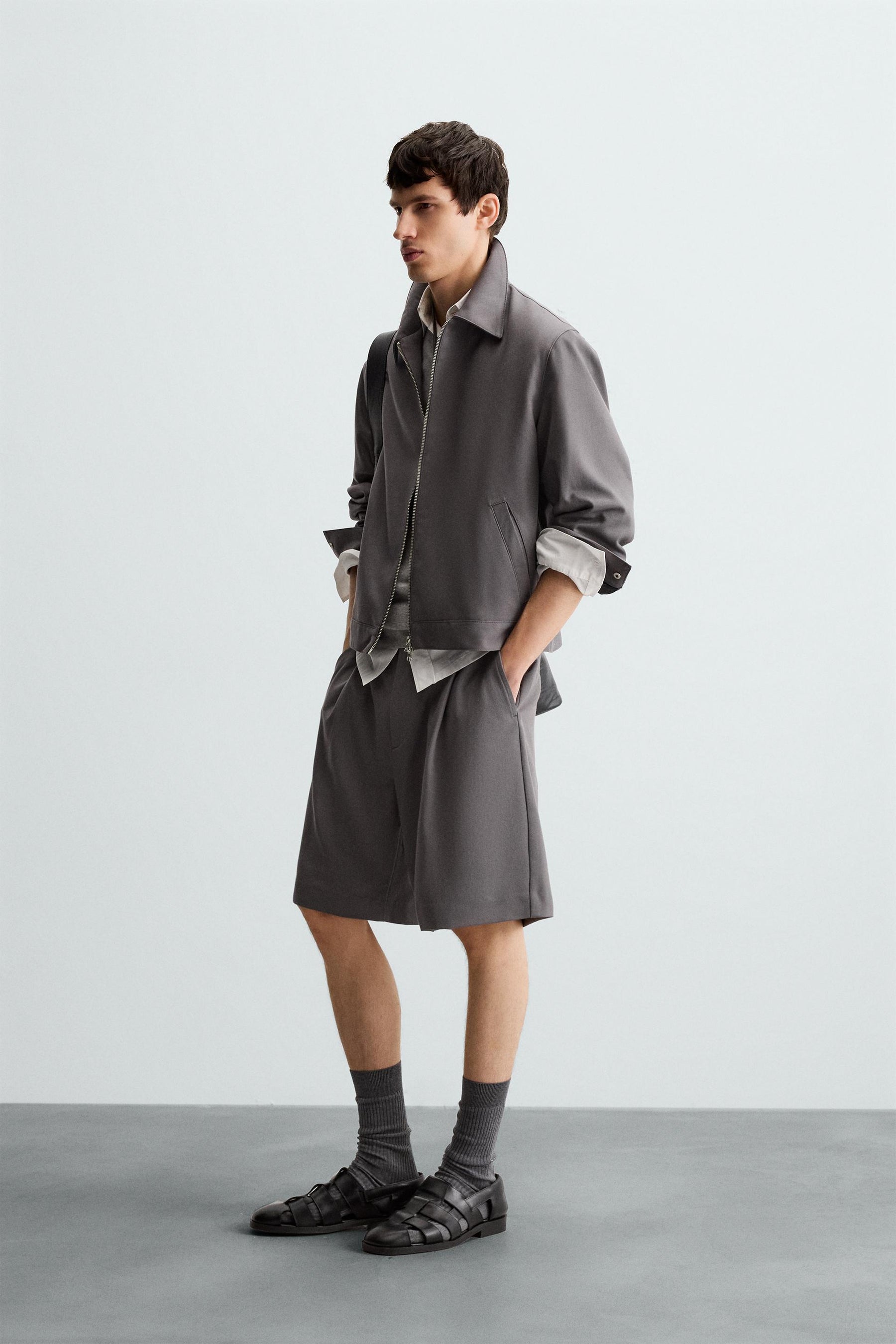 ZIP-UP OVERSHIRT - Image 4