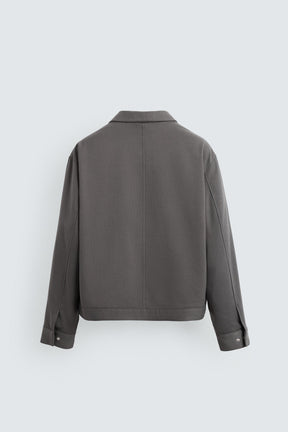 ZIP-UP OVERSHIRT - Image 6