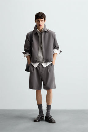 ZIP-UP OVERSHIRT - Image 1