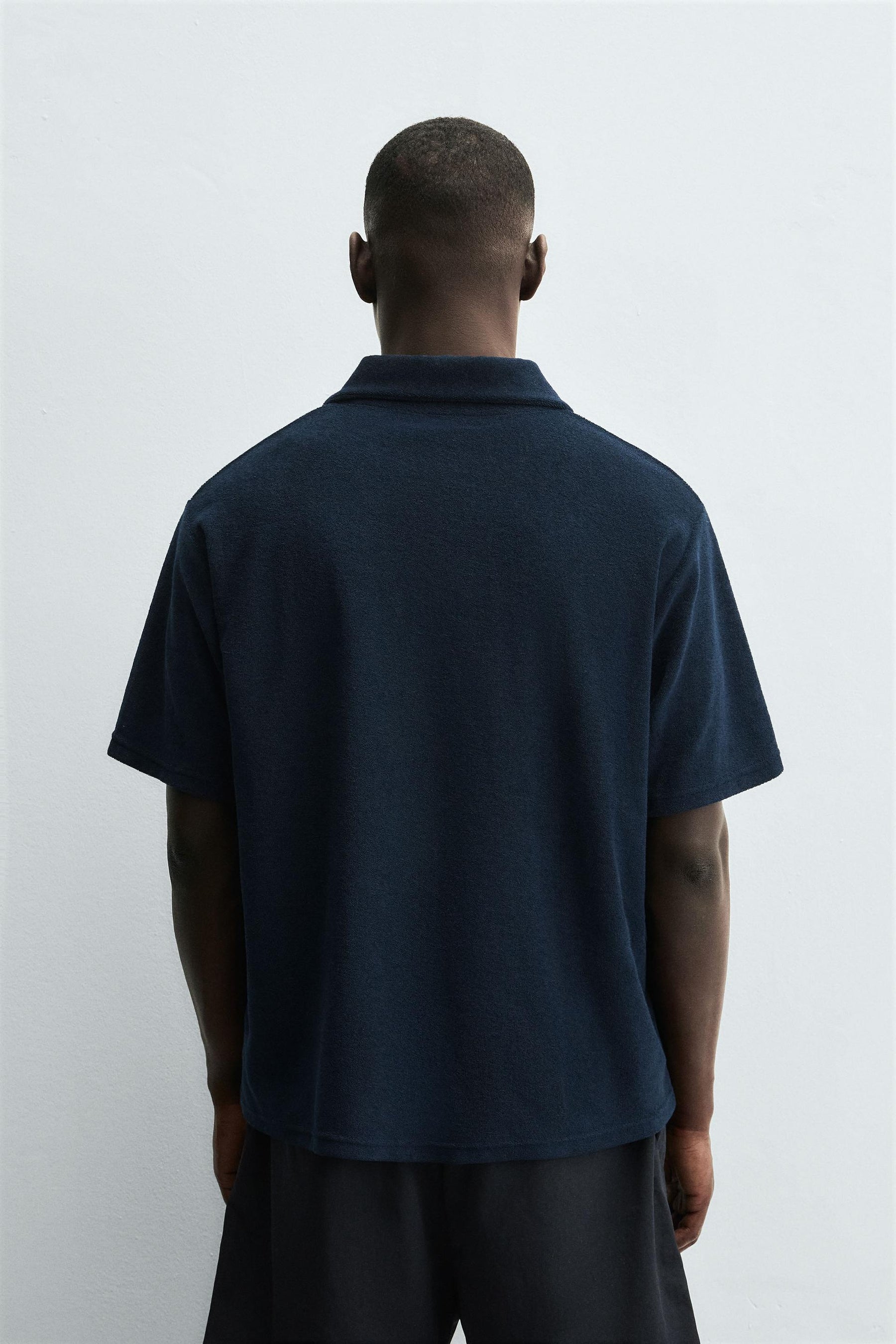 REGULAR FIT TOWELLING POLO SHIRT - Image 3