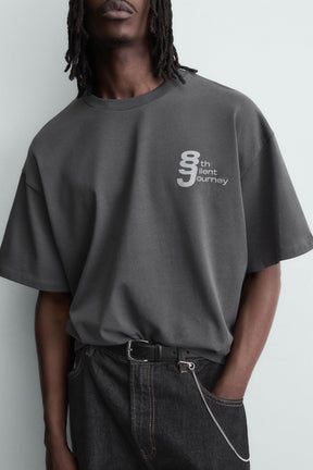 CONTRAST PRINT T-SHIRT - Image 5