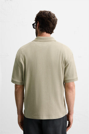 RIB POLO SHIRT - Image 3