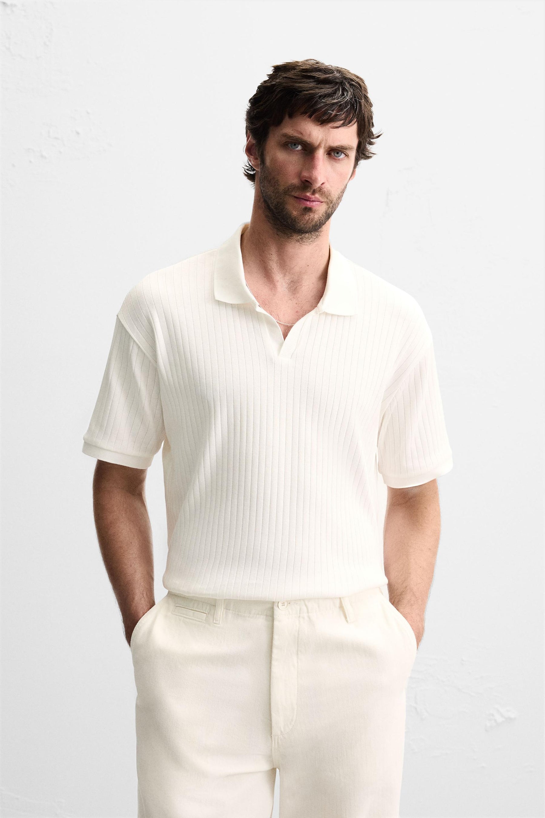 RIB POLO SHIRT - Image 2