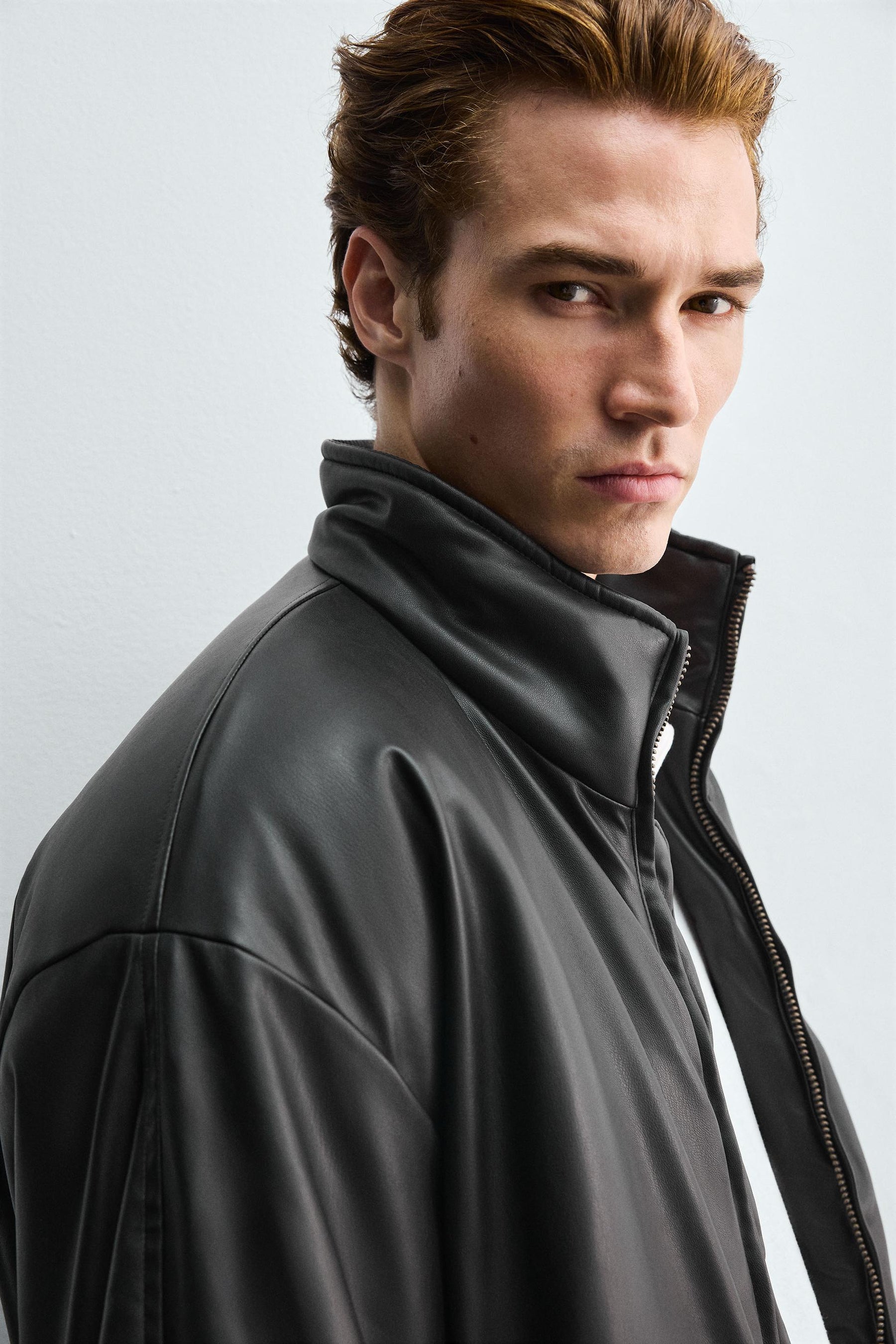 FAUX LEATHER QUILTED JACKET - Image 6