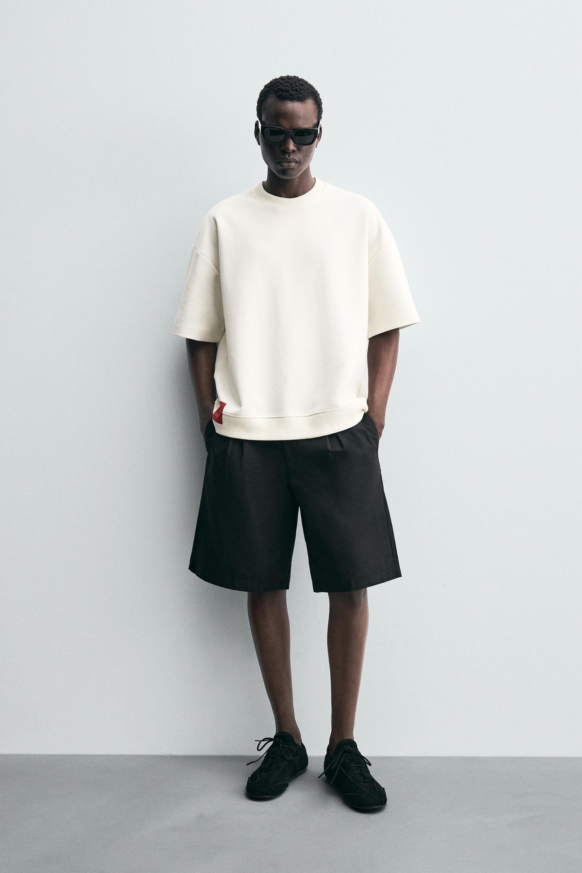 INTERLOCK TECHNICAL LABEL SWEATSHIRT - Image 1