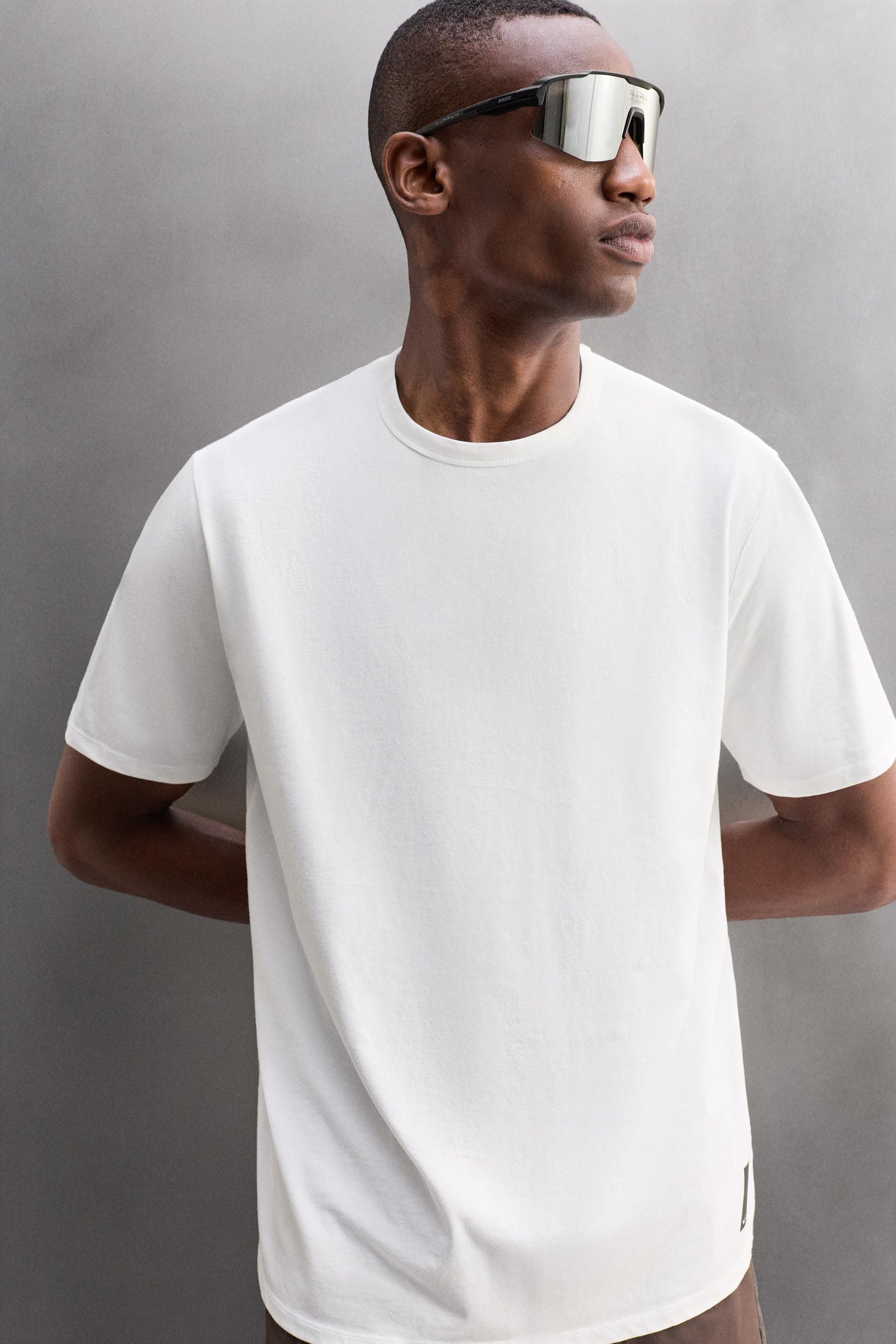 COTTON BLEND TECHNICAL T-SHIRT - Image 6
