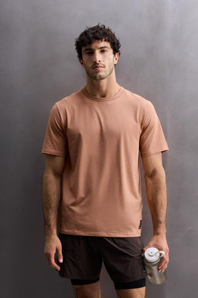 COTTON BLEND TECHNICAL T-SHIRT - Image 2