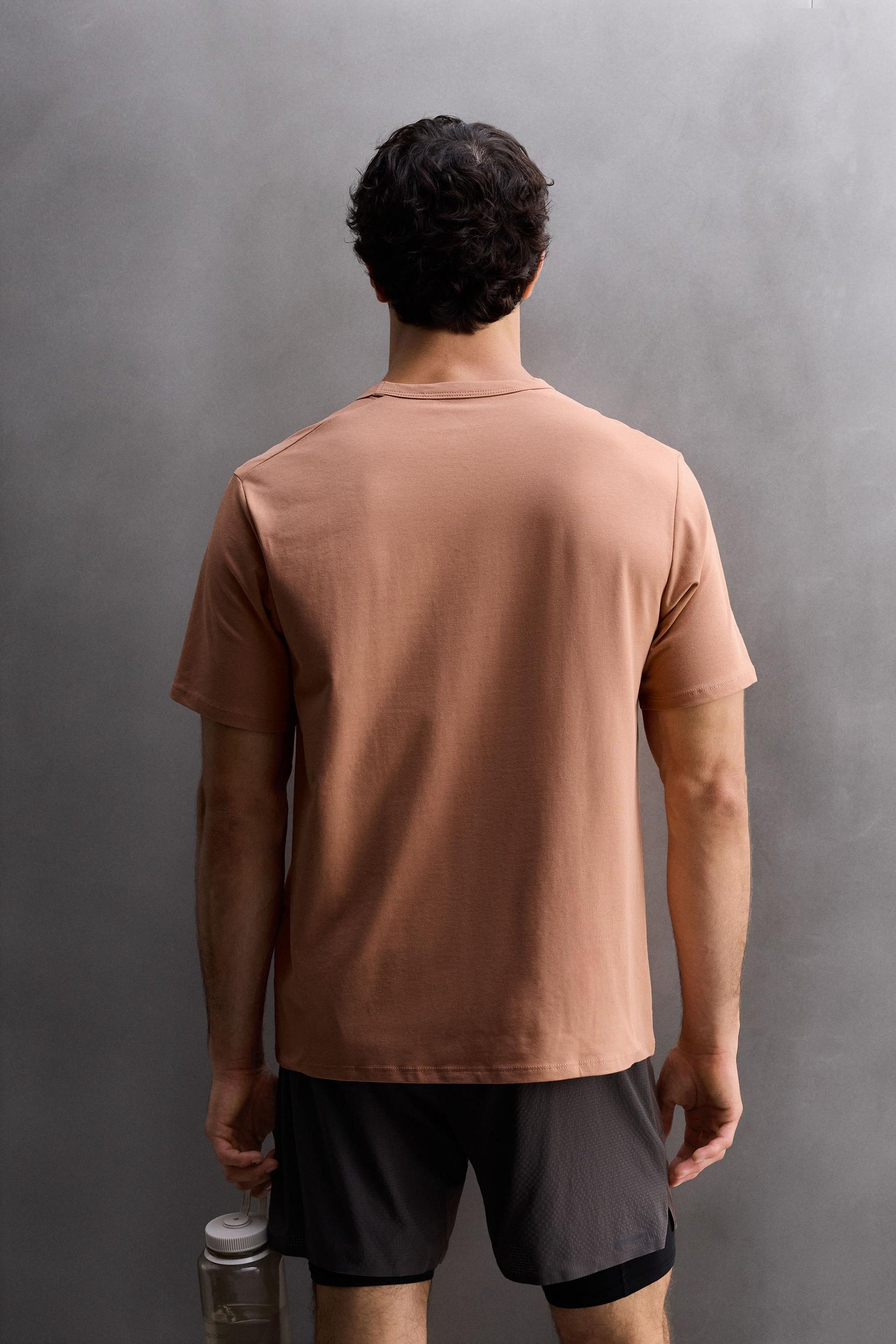 COTTON BLEND TECHNICAL T-SHIRT - Image 3