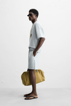 TECHNICAL INTERLOCK BERMUDA SHORTS - Image 4