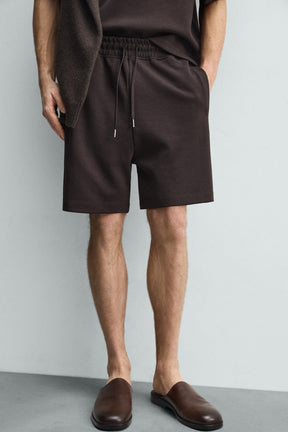 Lässige Interlock-Shorts