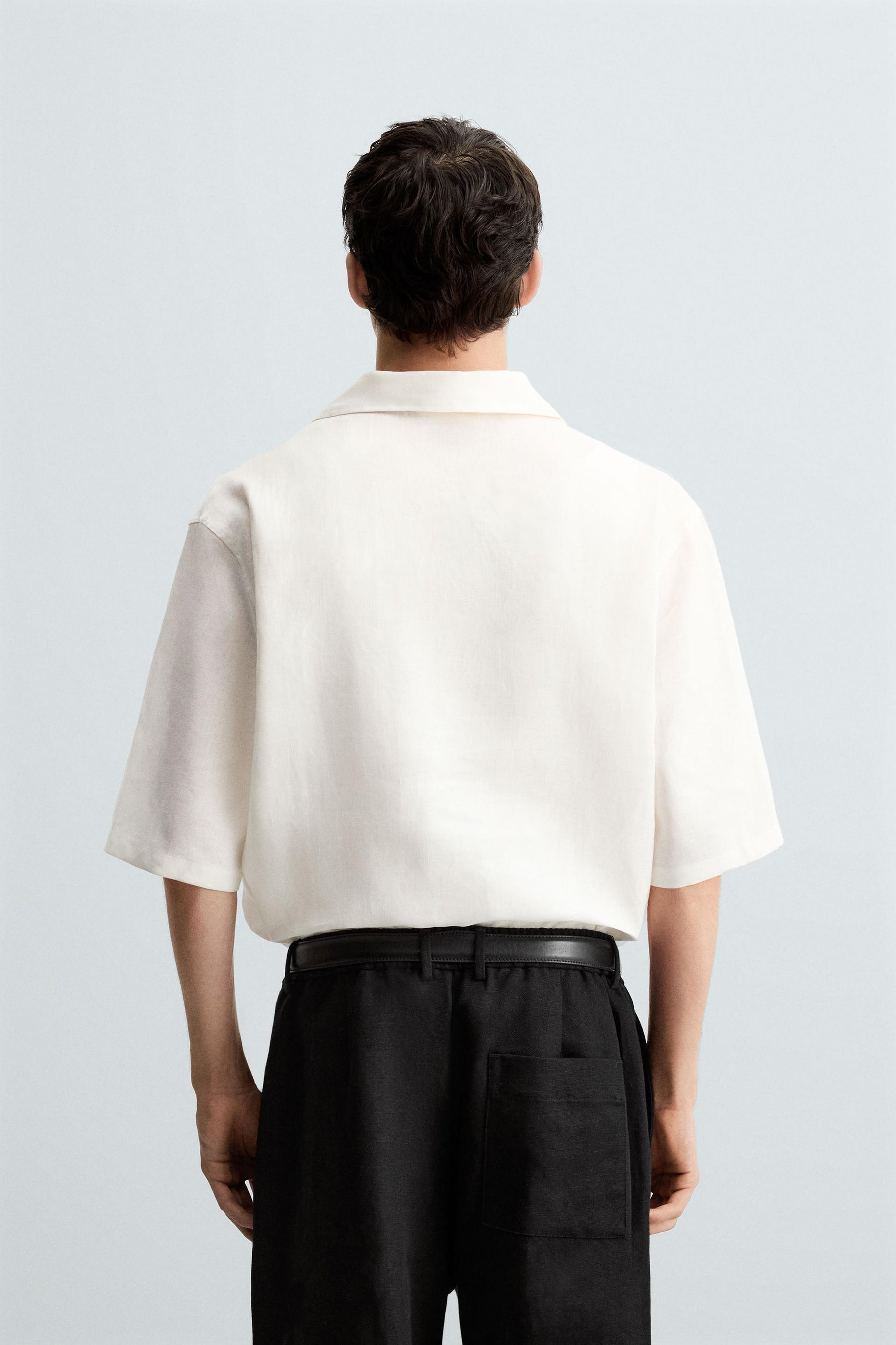 100% LINEN POLO SHIRT - Image 3