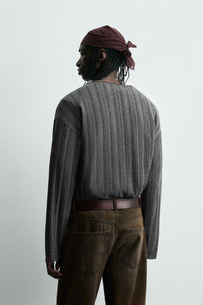 OPENWORK KNIT T-SHIRT - Image 3