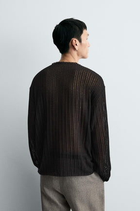 OPEN KNIT SWEATER - Image 3