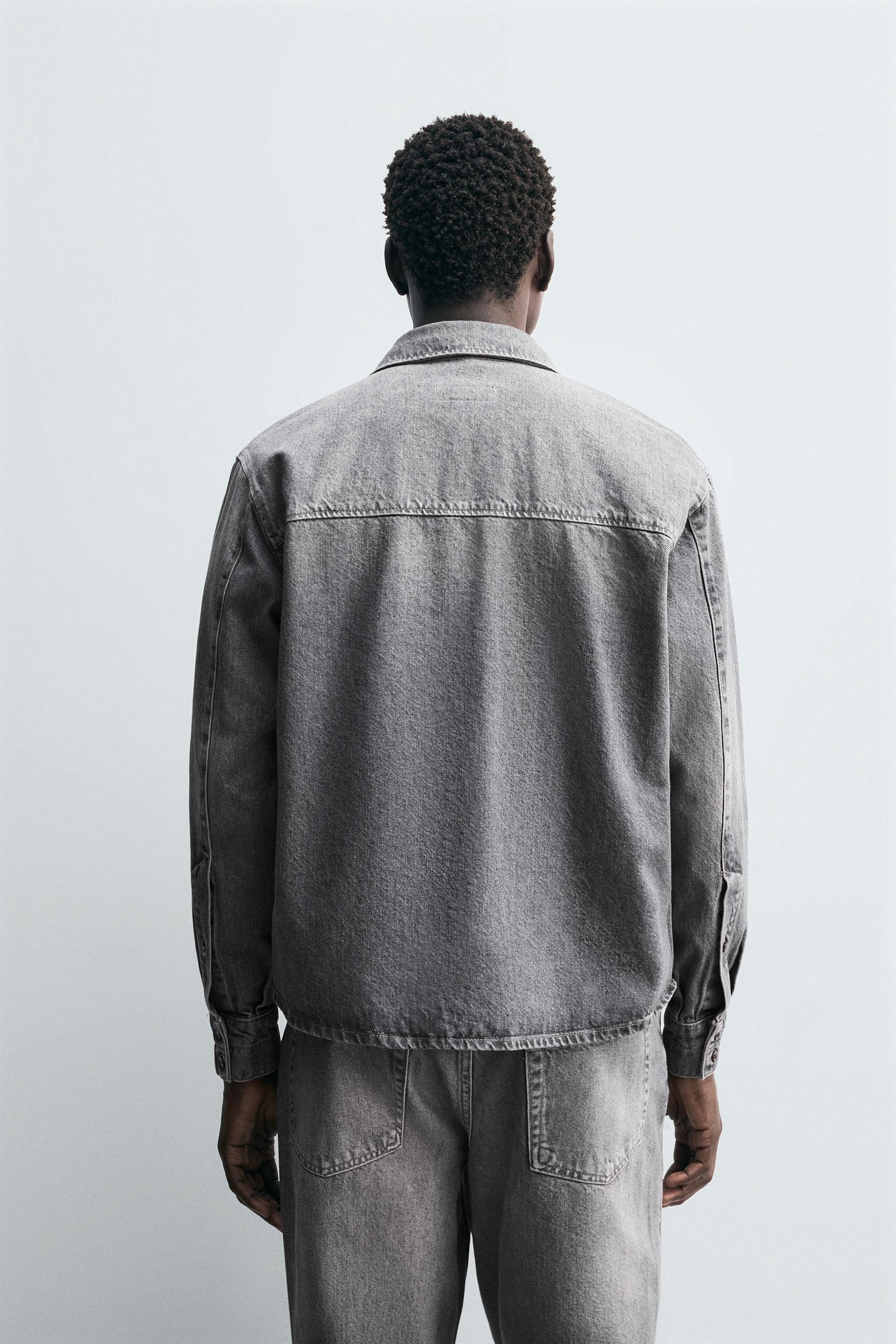 WASHED DENIM SHIRT - Image 3