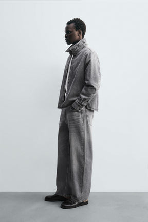 WASHED DENIM SHIRT - Image 4