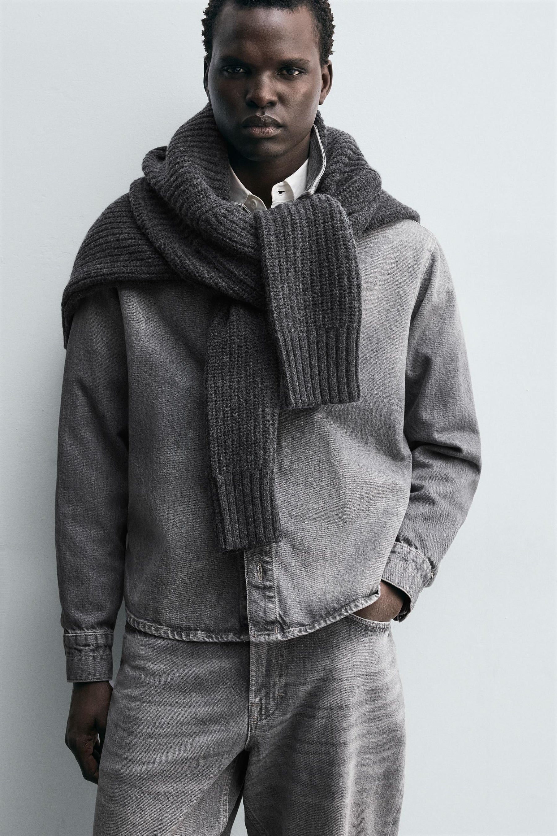 WASHED DENIM SHIRT - Image 6