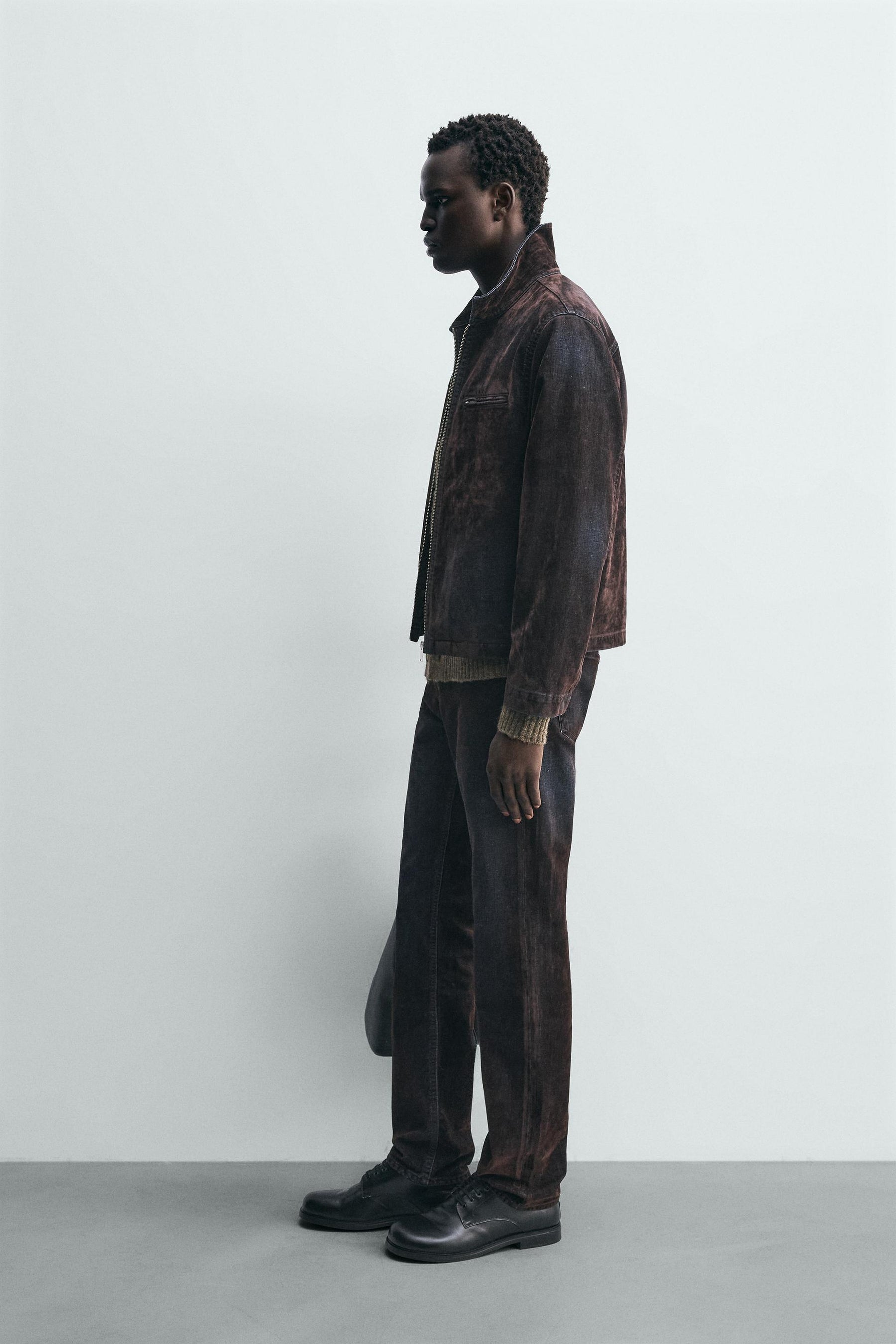 FLOCKED VELVET JACKET - Image 4