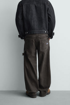 Gestreifte, lässige Hose