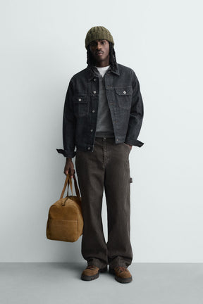 Gestreifte, lässige Hose