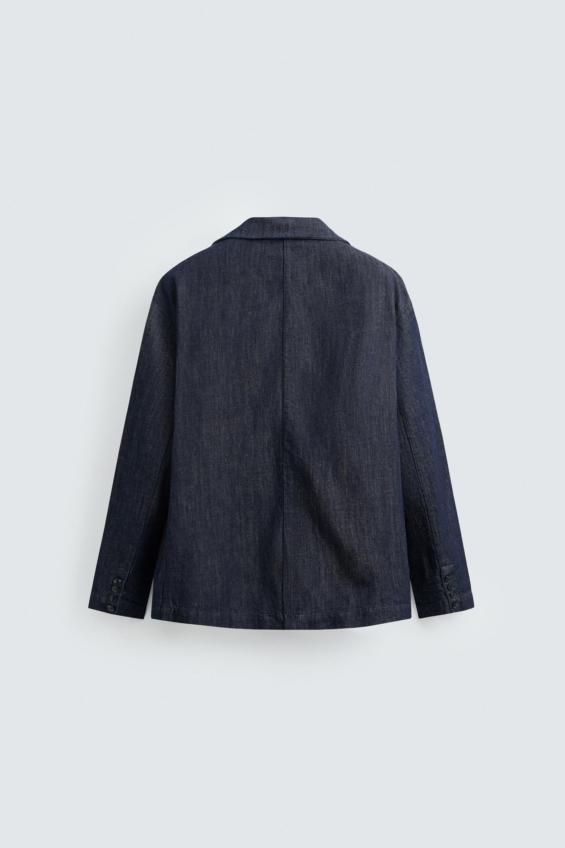 RELAXED FIT DENIM BLAZER - Image 7