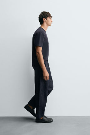 CROPPED WIDE-LEG DENIM TROUSERS - Image 6