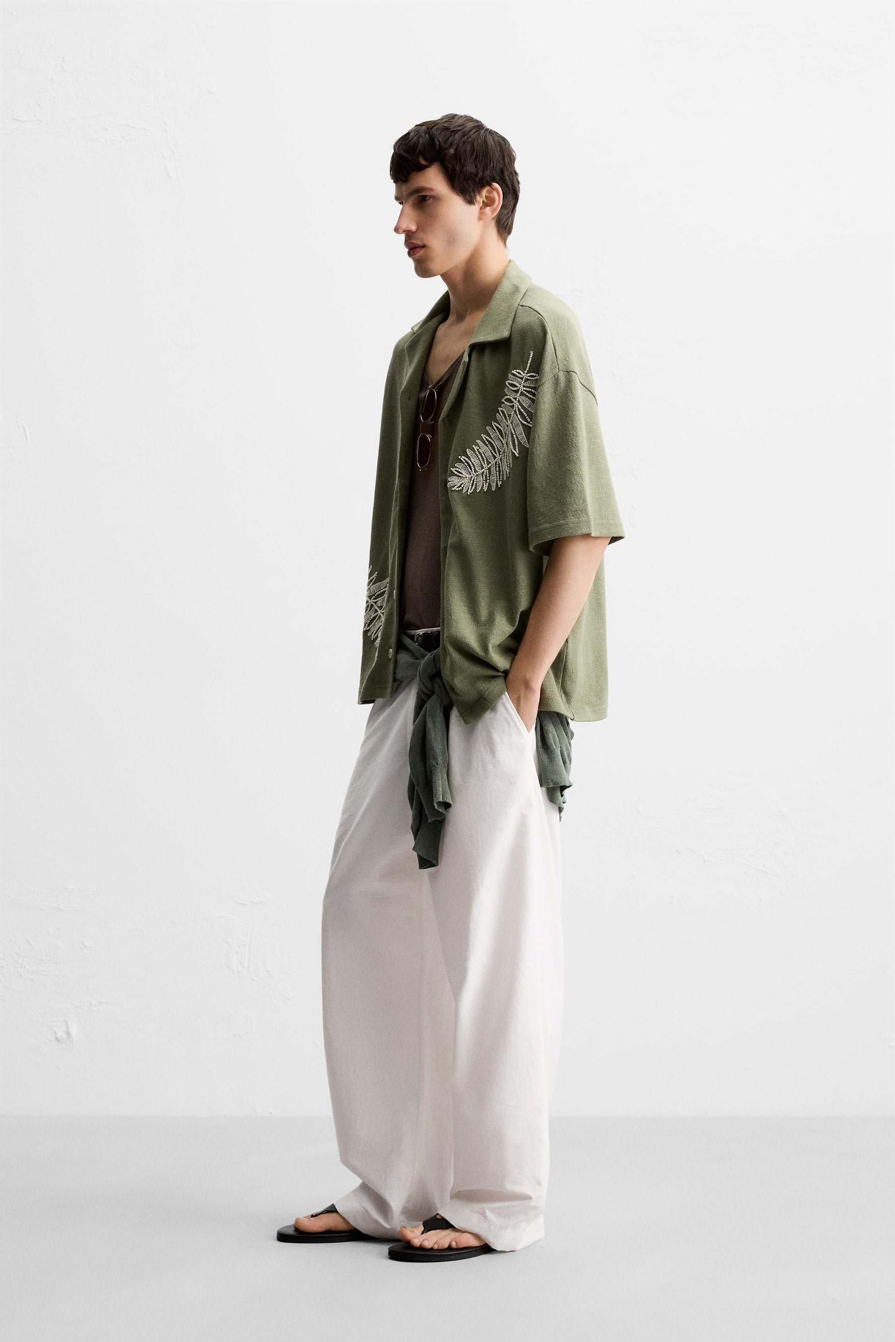 BEADED EMBROIDERY SHIRT - Image 4