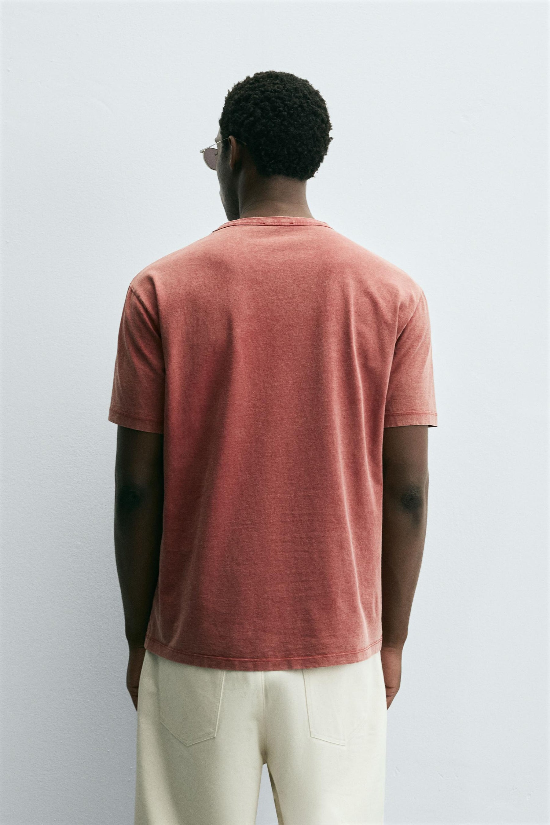 WASHED EMBROIDERED T-SHIRT - Image 3