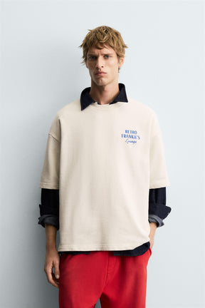 WASHED PRINTED SWEATSHIRT - Image 2