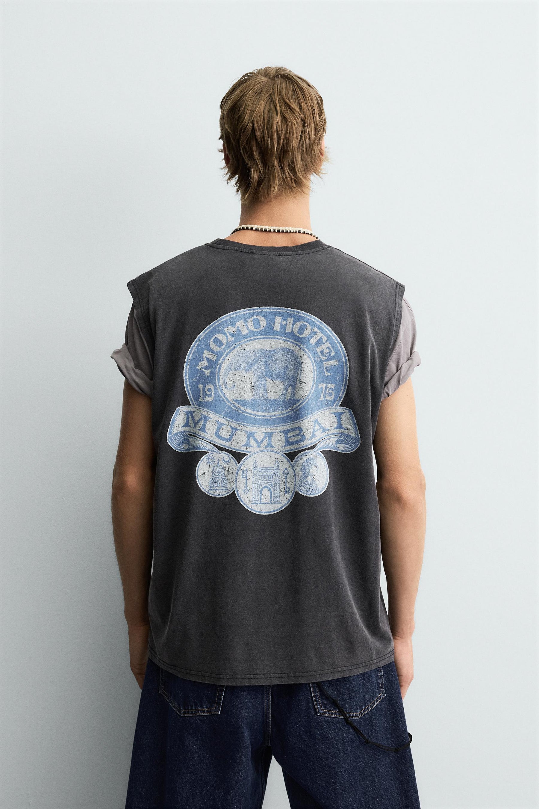 WASHED PRINT TANK TOP - Image 3