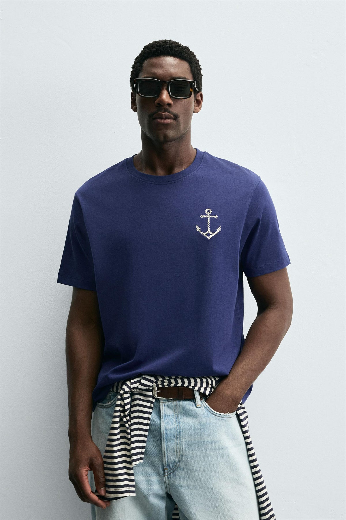 ANCHOR EMBROIDERED T-SHIRT - Image 2