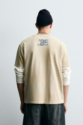 Verblasstes Giants-T-Shirt