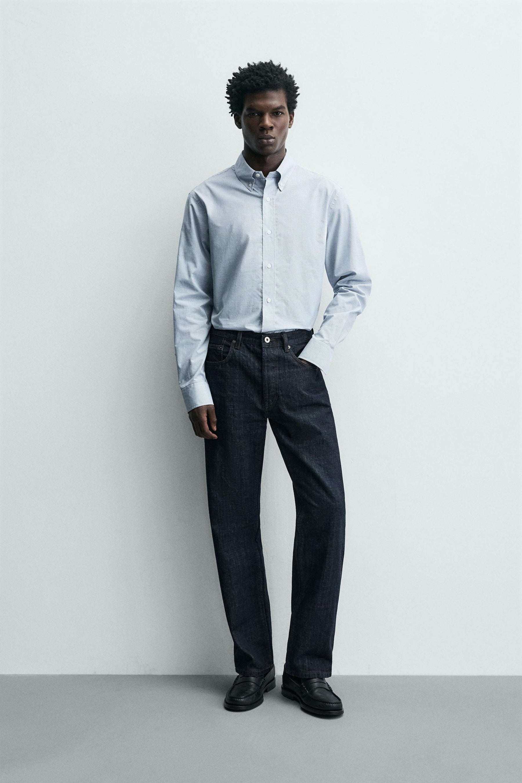 Kariertes Hemd in regulärer Passform