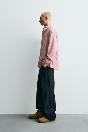 Lässiges Streifenhemd