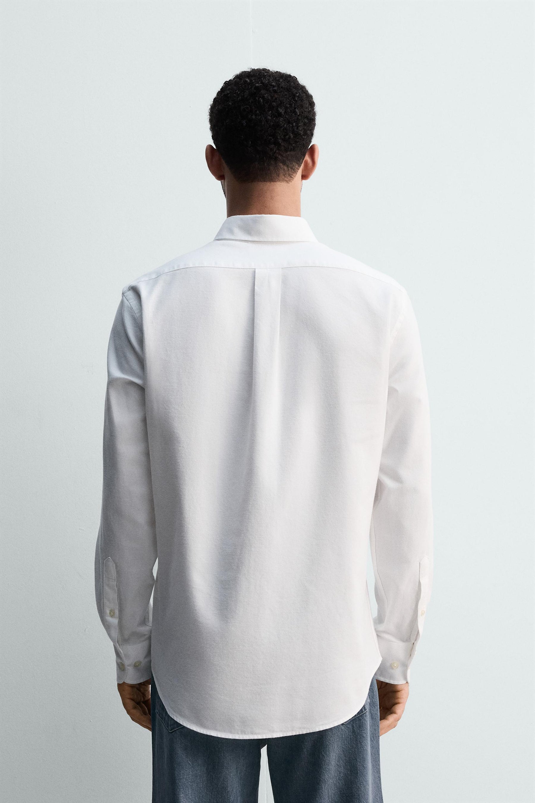 WASHED TEXTURED OXFORD SHIRT - Image 3