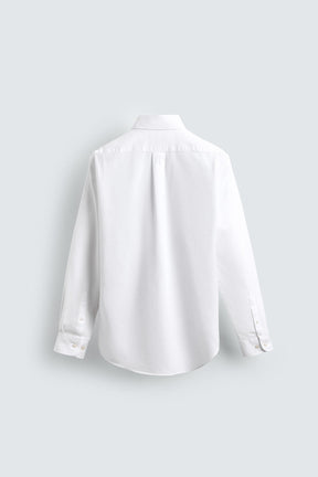 WASHED TEXTURED OXFORD SHIRT - Image 8
