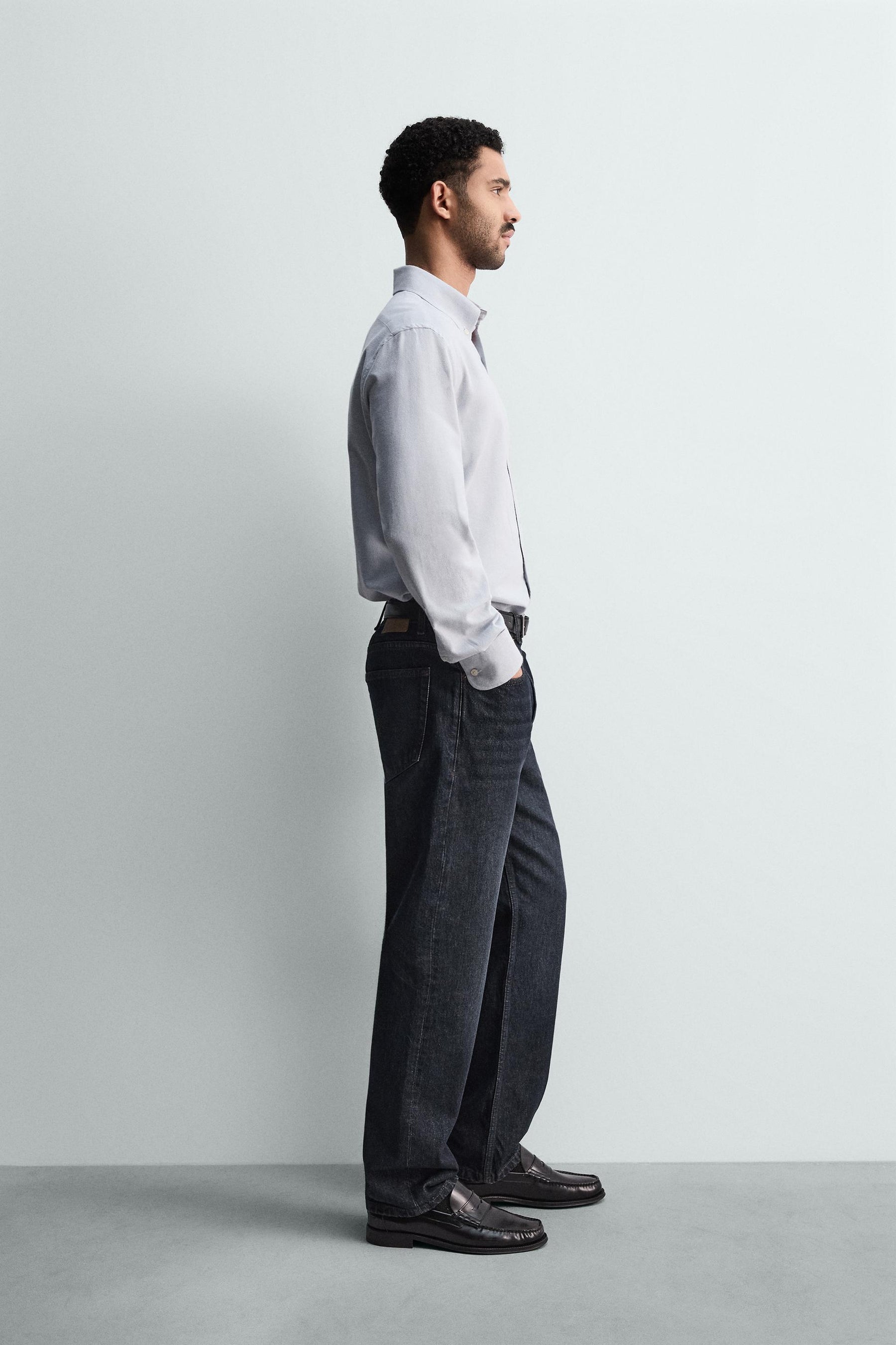 WASHED TEXTURED OXFORD SHIRT - Image 4