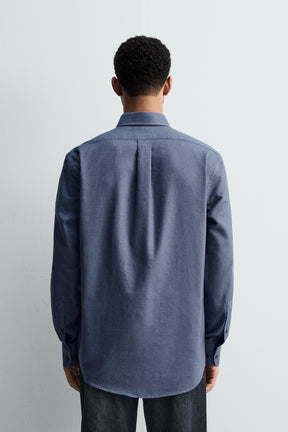 WASHED TEXTURED OXFORD SHIRT - Image 3