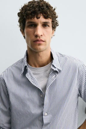 STRIPED REGULAR FIT SHIRT - Image 5