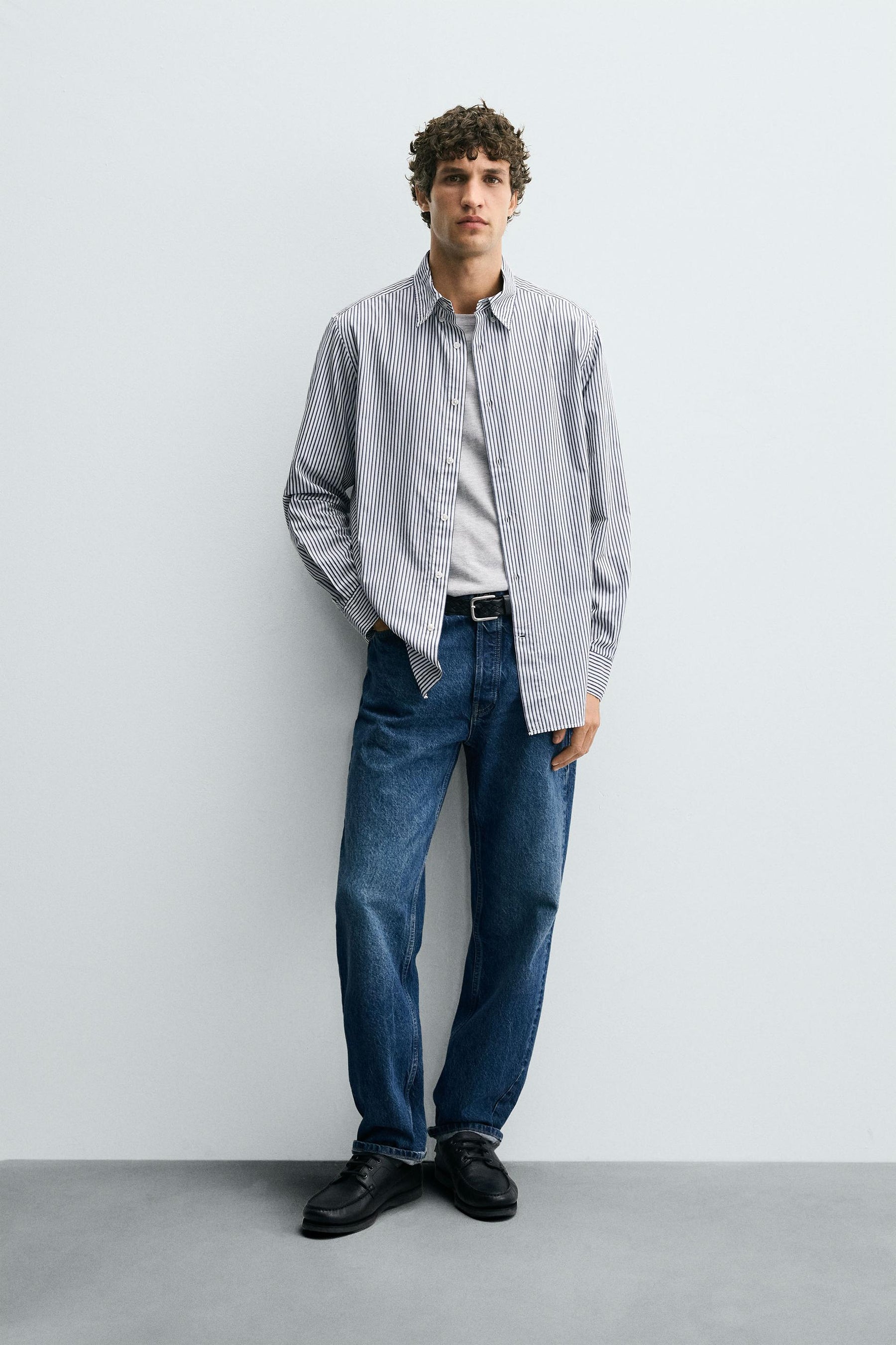 STRIPED REGULAR FIT SHIRT - Image 1