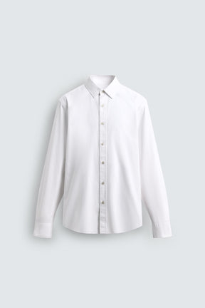 TEXTURED COTTON SHIRT - Image 6