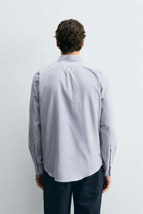 STRIPED TEXTURED SHIRT - Image 3