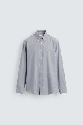 STRIPED TEXTURED SHIRT - Image 6