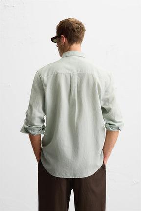 LINEN/COTTON SHIRT - Image 3