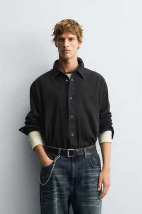 WASHED COTTON SHIRT - Image 2